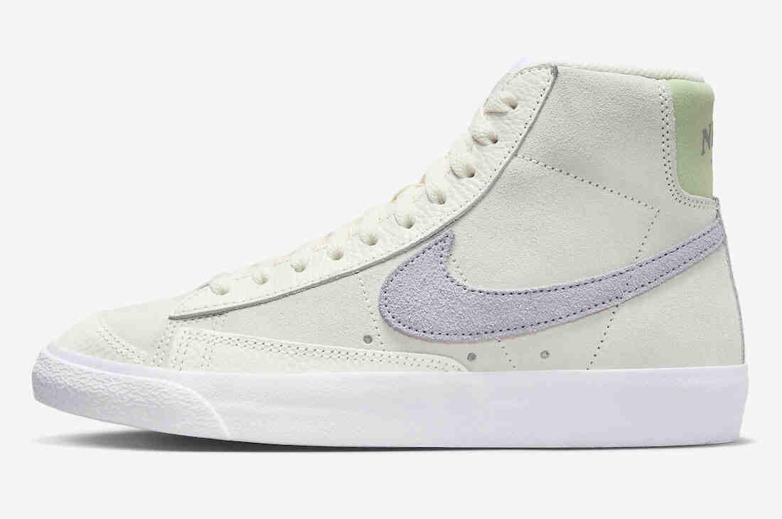 Nike Blazer Mid 77 Pale Ivory Pewter Honeydew Sail FN7775-100