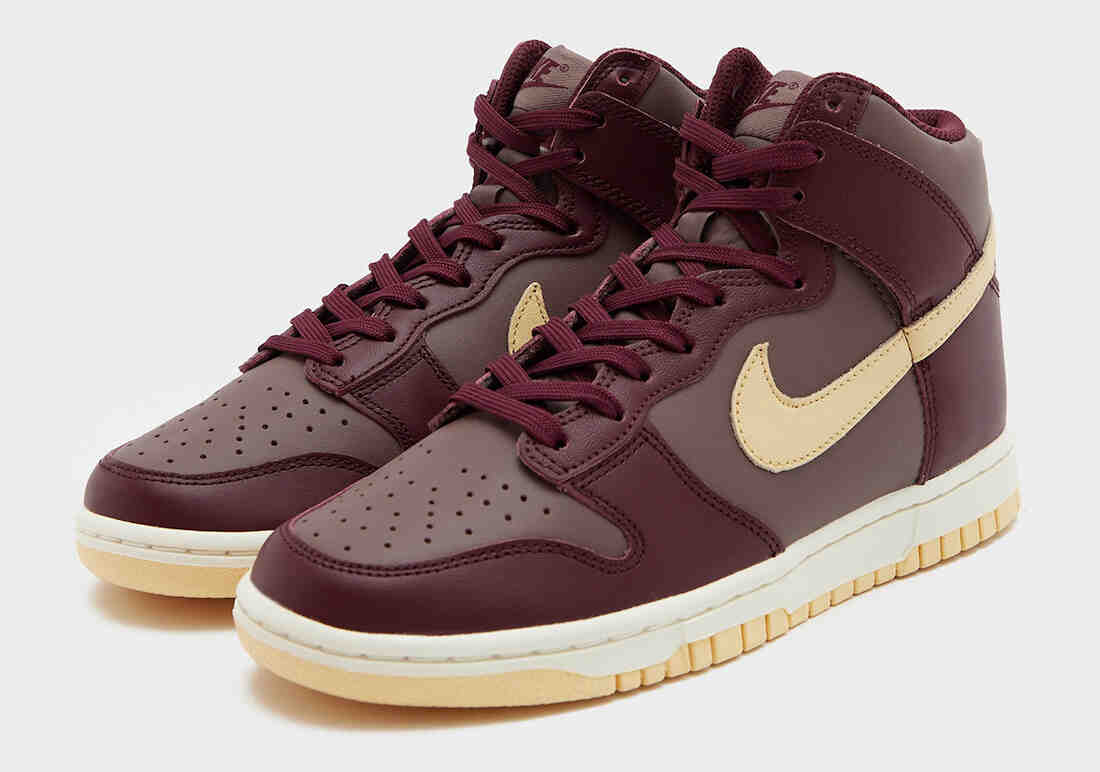 Nike Dunk High Plum Eclipse Pale Vanilla Night Maroon DD1869-202