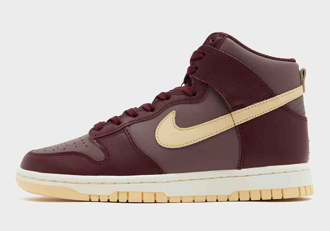 Nike Dunk High Plum Eclipse Pale Vanilla Night Maroon DD1869-202