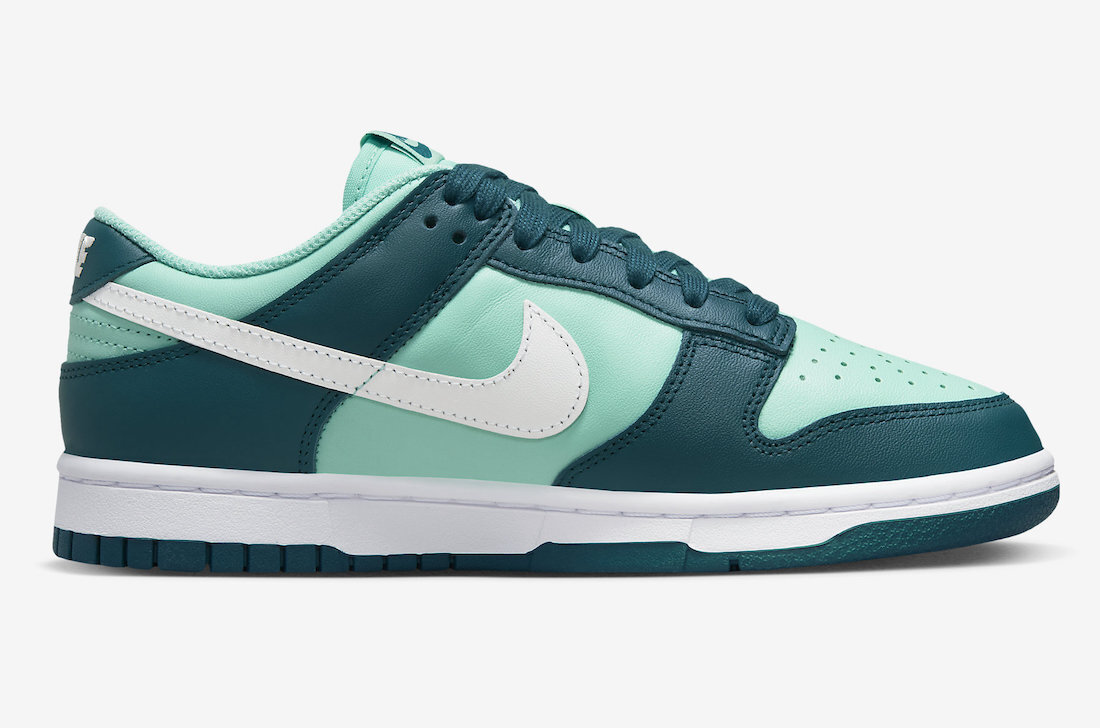 Nike Dunk Low Geode Teal White Emerald Rise DD1503-301