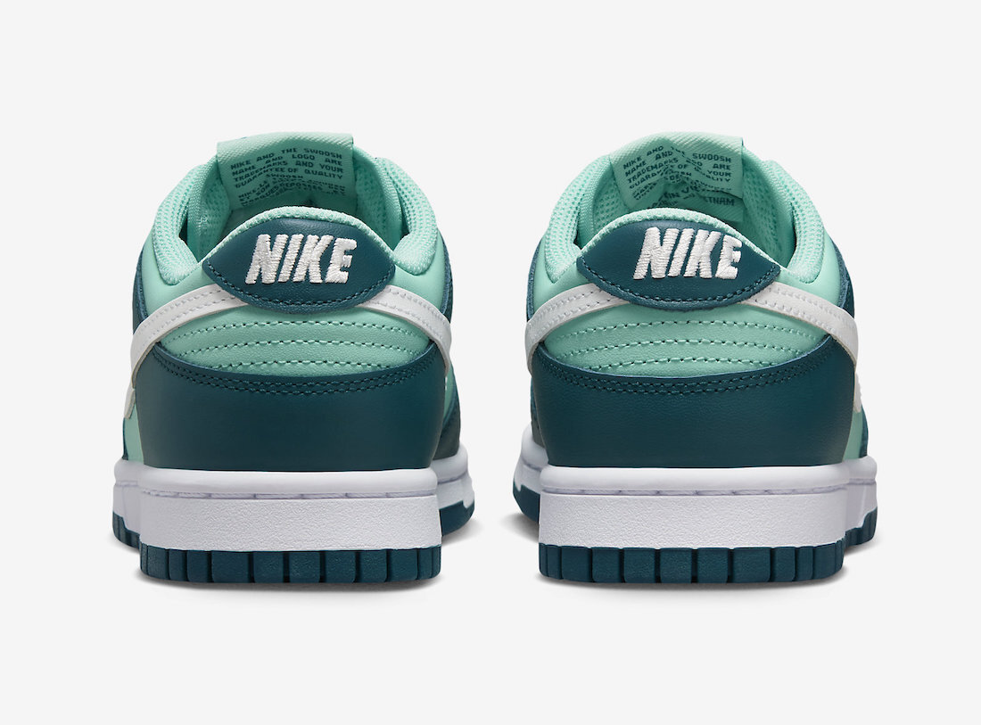 Nike Dunk Low Geode Teal White Emerald Rise DD1503-301