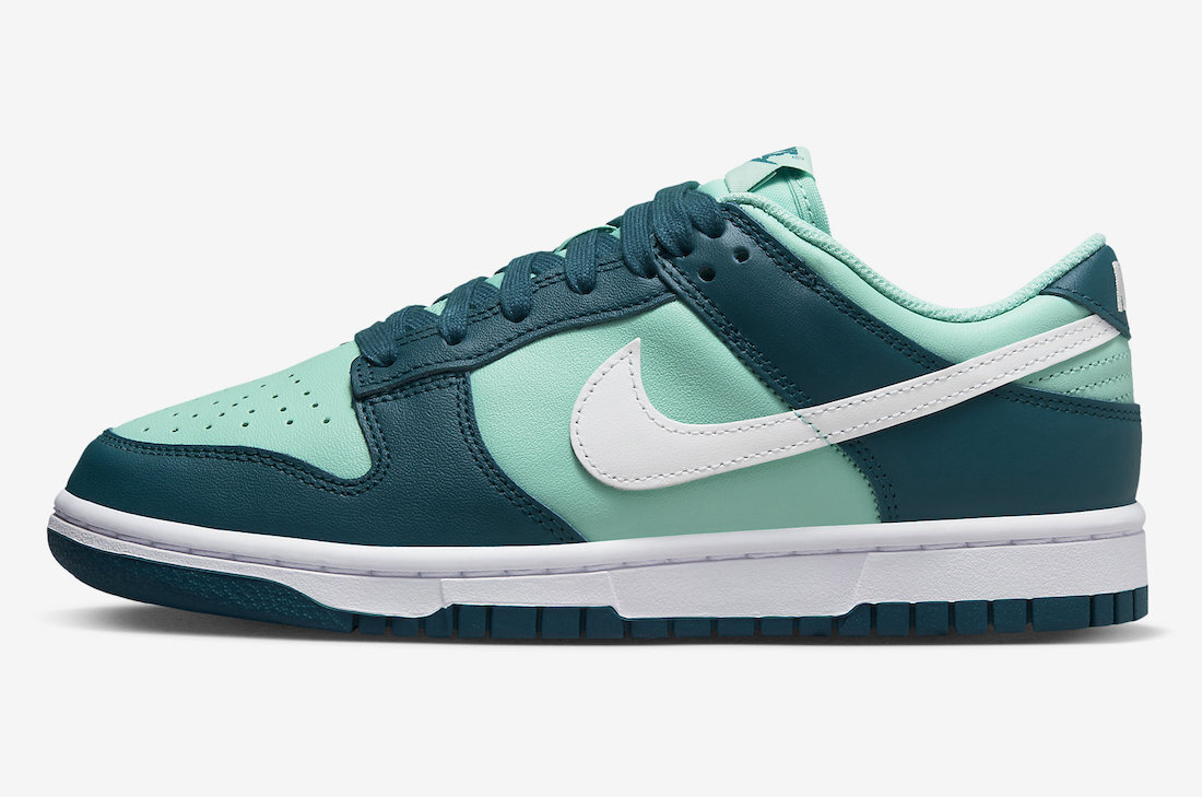 Nike Dunk Low Geode Teal White Emerald Rise DD1503-301