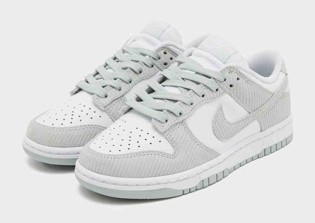 初见：Nike Dunk Low “Grey Corduroy” (灰色灯芯绒)