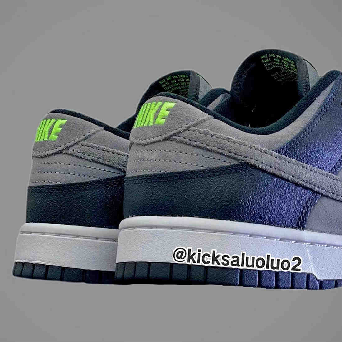 Nike Dunk Low Grey Navy Black Volt