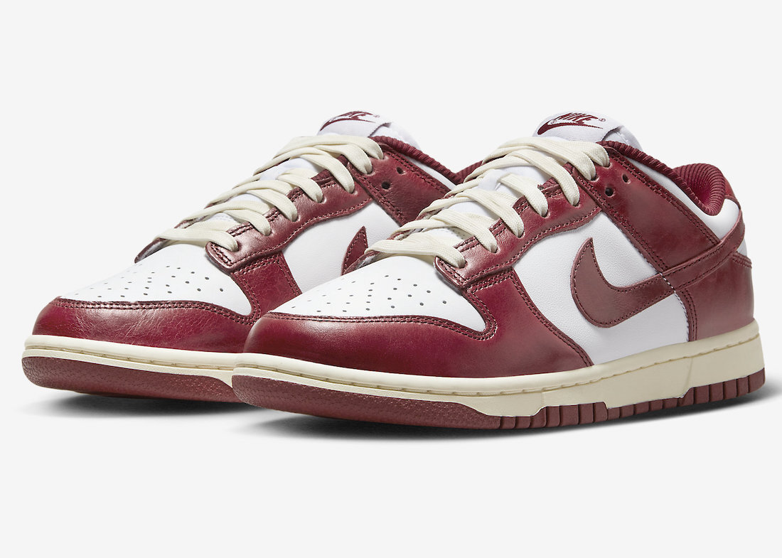 Nike Dunk Low PRM Team Red FJ4555-100 Release Date