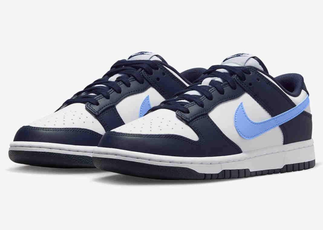 新款Nike Dunk Low带着UNC的气息浮出水面