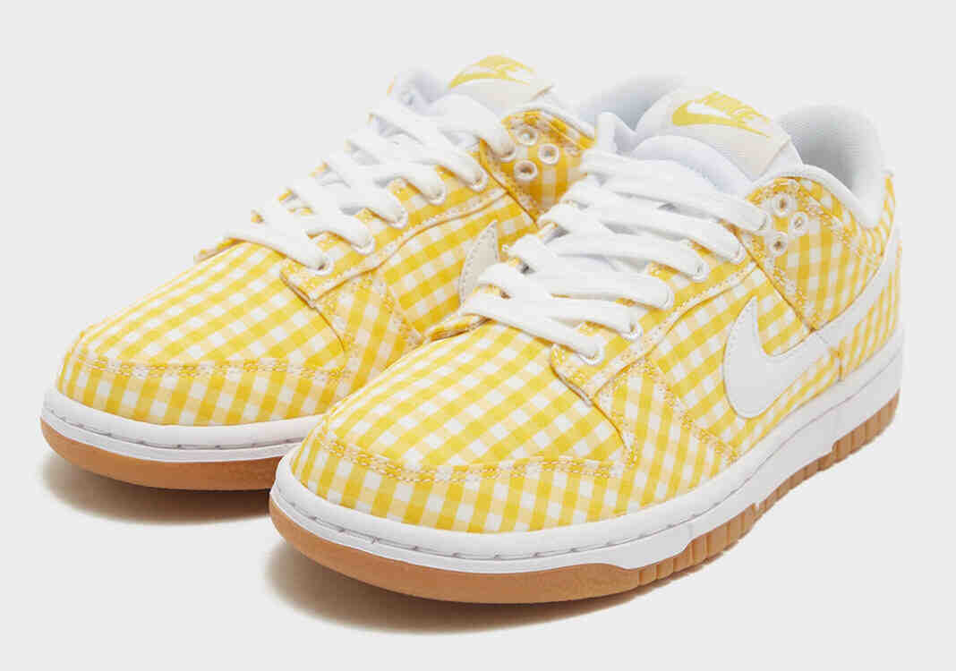 初见：Nike Dunk Low “Yellow Gingham”