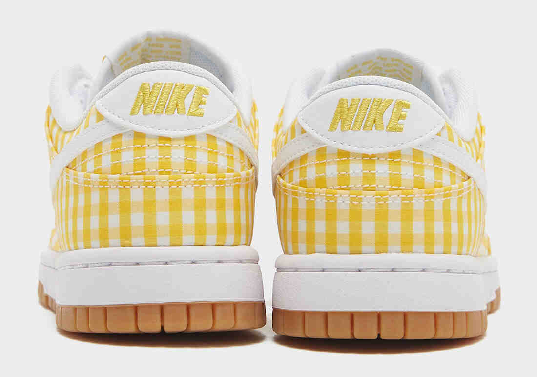 Nike Dunk Low Yellow Gingham