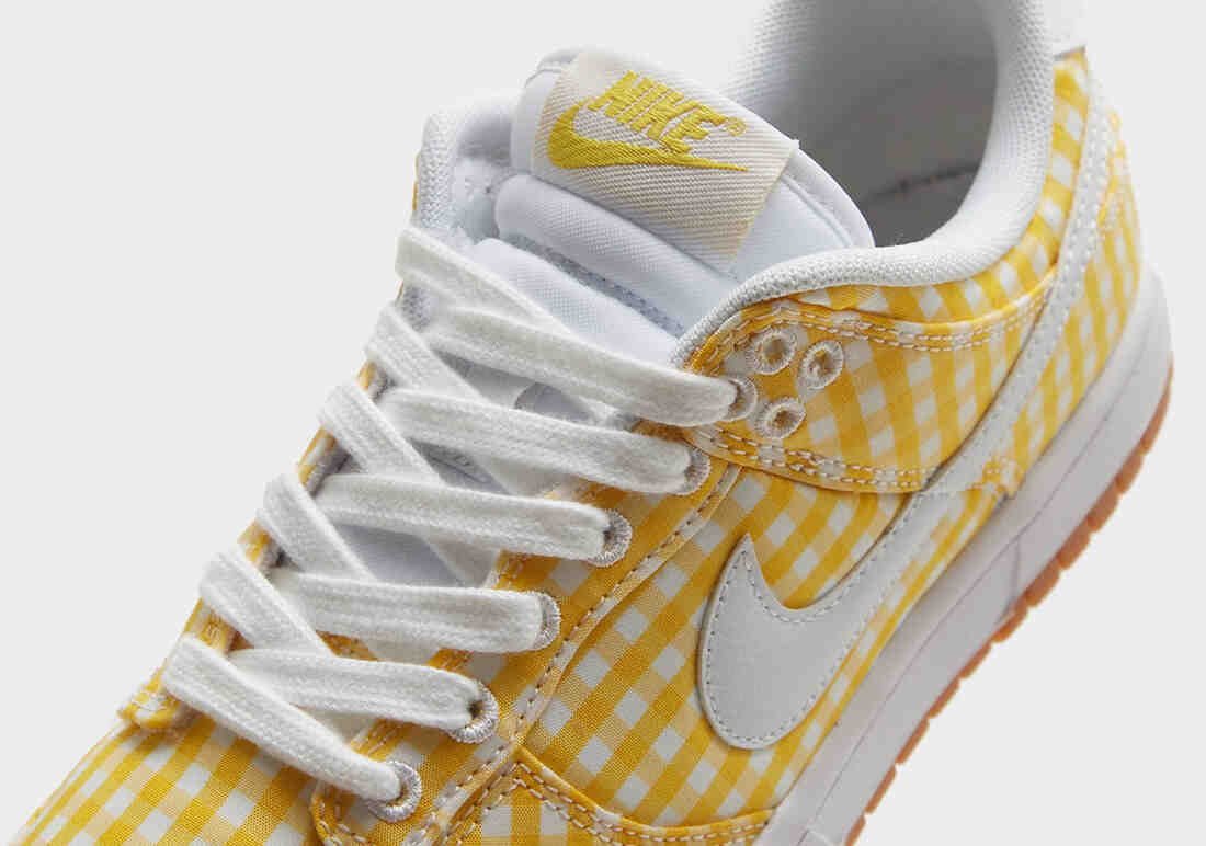 Nike Dunk Low Yellow Gingham