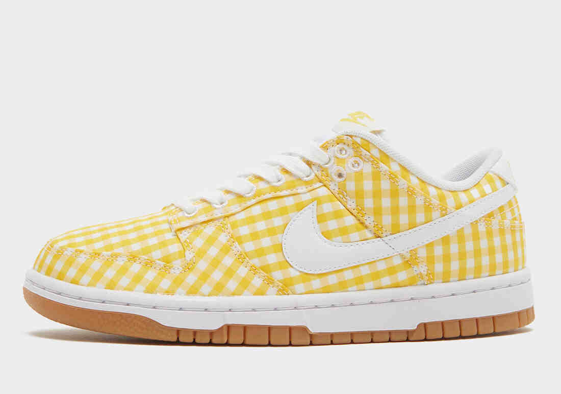 Nike Dunk Low Yellow Gingham