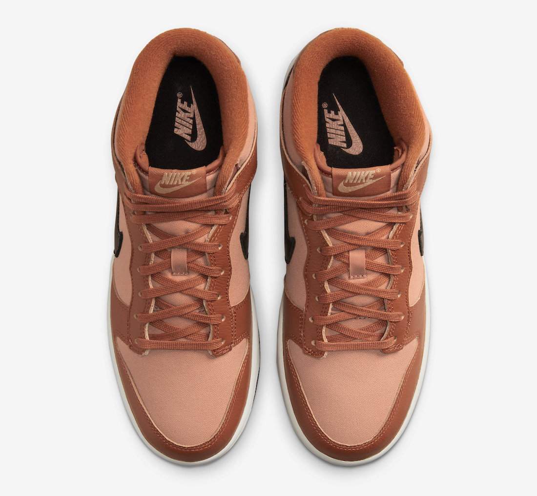 Nike Dunk Mid DZ2533-200 Brown Top