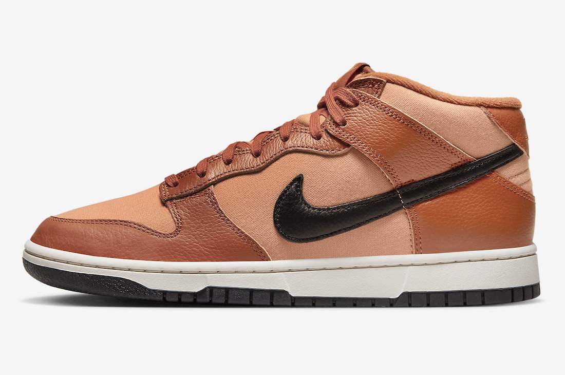 Nike Dunk Mid DZ2533-200 Brown Release Info