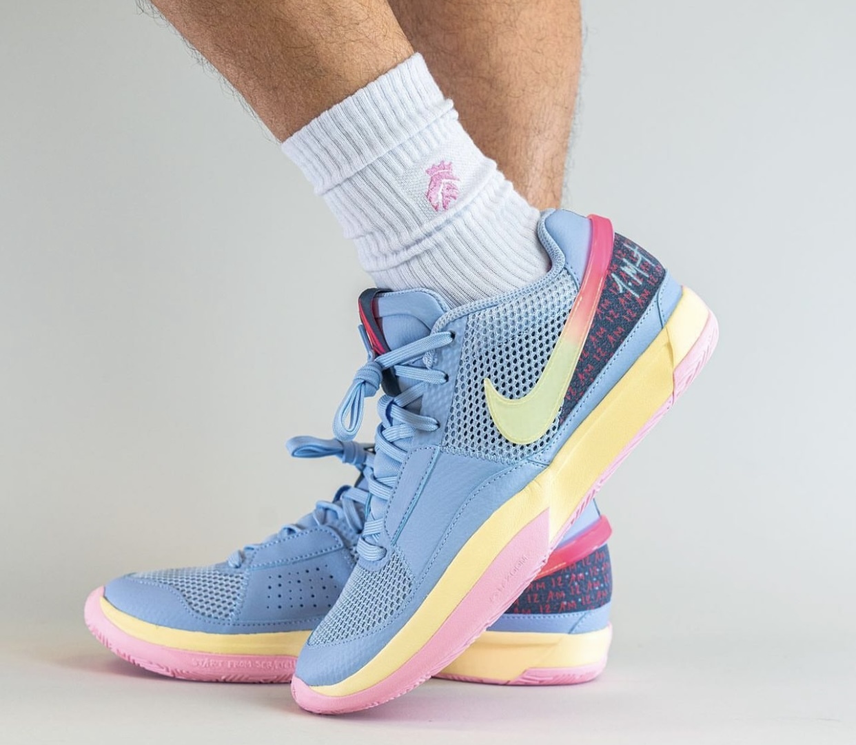 Nike Ja 1 Day One Cobalt Bliss DR8785-400 Release Date On-Feet