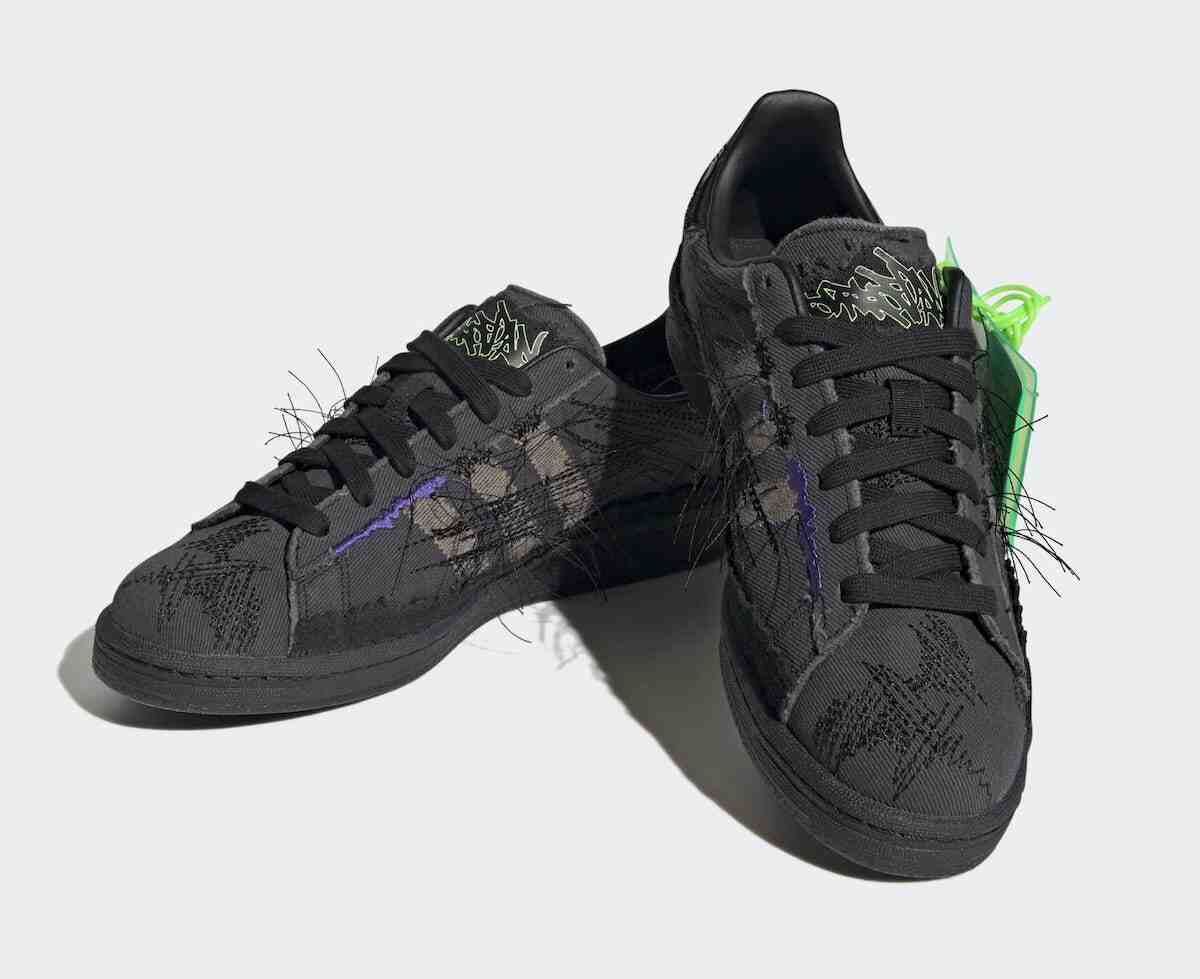 Youth of Paris adidas Campus 80s Core Black GX8433