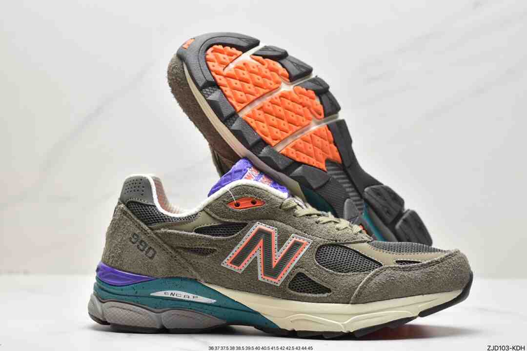 跑鞋, 跑步鞋, 新百伦, New Balance M990V5, New Balance, M990SO3, EVA, ENCAP, 3M反光 - 新百伦 New Balance M990V5 休闲老爹风 低帮 复古运动跑步鞋 M990SO3