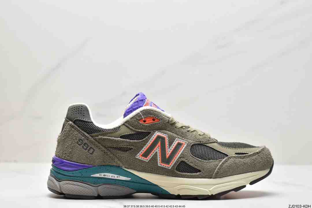 新百伦 New Balance M990V5 休闲老爹风 低帮 复古运动跑步鞋 M990SO3