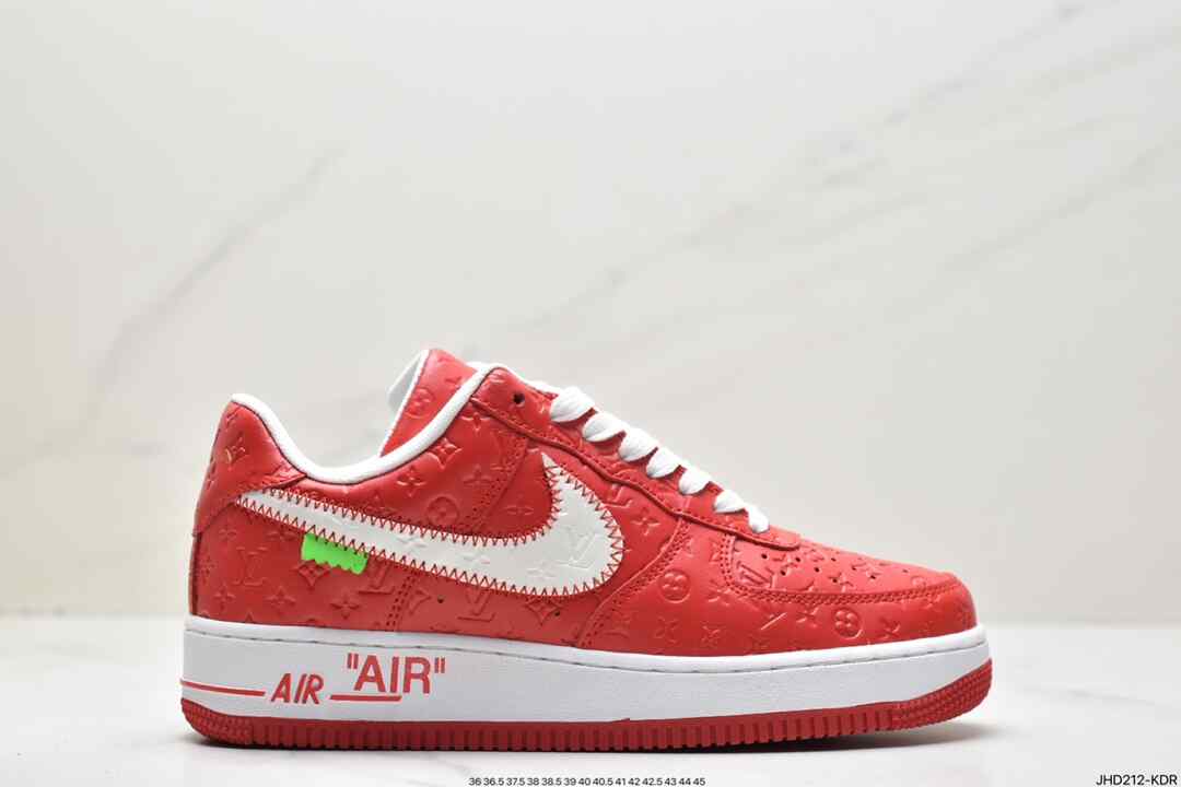 路易威登, 联名, 耐克, 篮球鞋, 板鞋, 低帮篮球鞋, Nike Air Force 1 Low, Nike Air Force 1, Nike Air, NIKE, Louis Vuitton x Nike Air Force 1 Low, Louis Vuitton, Air Force 1 Low, Air Force 1, 1A9V9V - 耐克 Louis Vuitton x Nike Air Force 1 Low 防滑耐磨 低帮 休闲板鞋 1A9V9V