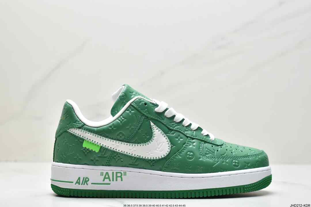 路易威登, 联名, 耐克, 篮球鞋, 板鞋, 低帮篮球鞋, Nike Air Force 1 Low, Nike Air Force 1, Nike Air, NIKE, Louis Vuitton x Nike Air Force 1 Low, Louis Vuitton, Air Force 1 Low, Air Force 1, 1A9V9V - 耐克 Louis Vuitton x Nike Air Force 1 Low 防滑耐磨 低帮 休闲板鞋 1A9V9V