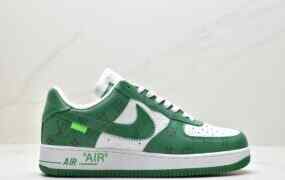 耐克 Louis Vuitton x Nike Air Force 1 Low 防滑耐磨 低帮 休闲板鞋 1A9V9V