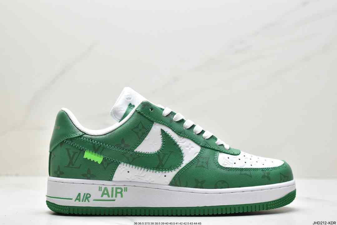 耐克 Louis Vuitton x Nike Air Force 1 Low 防滑耐磨 低帮 休闲板鞋 1A9V9V