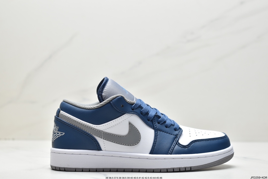 耐克 AJ1 Nike Air Jordan 1 Low PRM”Elephant Print” 防滑耐磨 低帮 复古休闲运动篮球鞋 553558-412