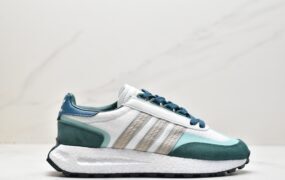 阿迪达斯 adidas Racing E5 Boost Prototype 速度轻盈 复古 百搭透气 运动慢跑鞋 IF0421