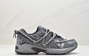 亚瑟士 Asics GEL-Kahana TR V2 耐磨透气 低帮 复古机能 休闲运动鞋 黑银 1203A259-021