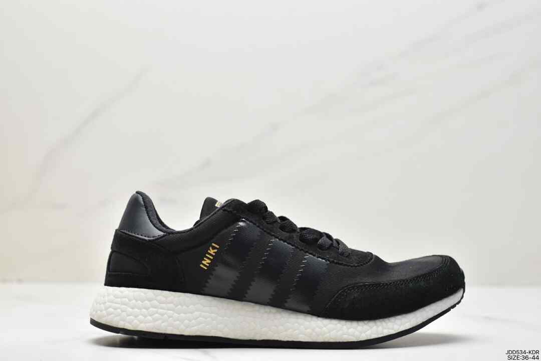 阿迪达斯 Adidas Originals Iniki Runner 减震透气 低帮 复古 简约运动鞋 BY9730