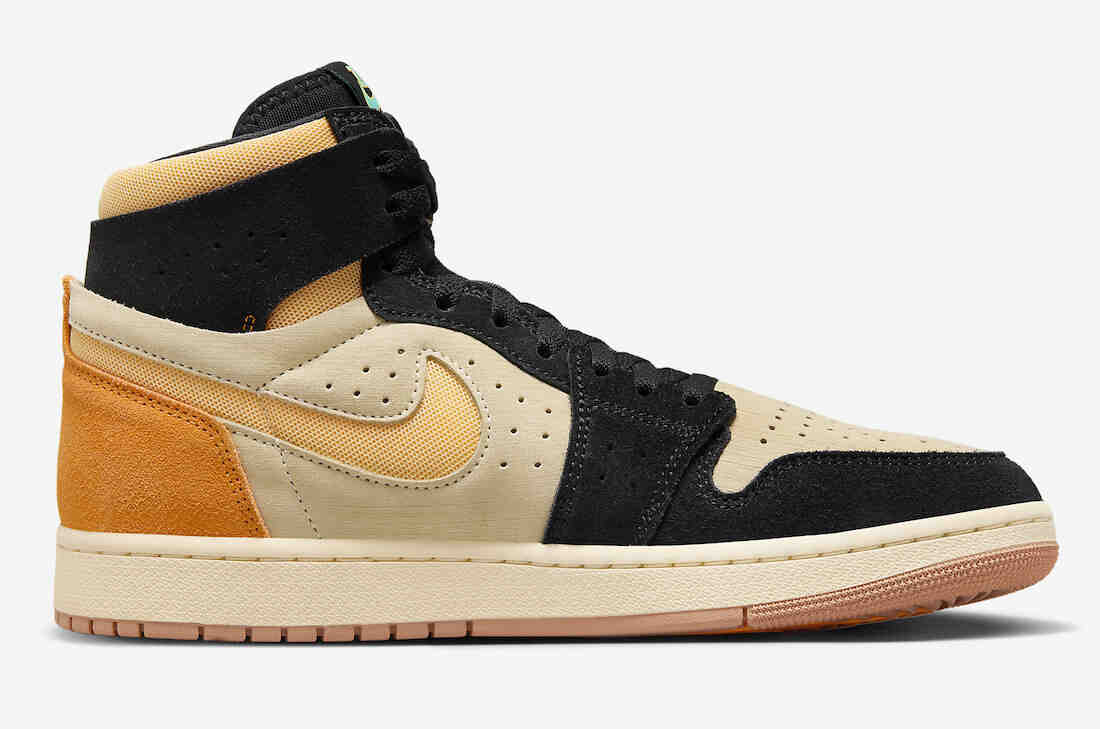 Air Jordan 1 High Zoom CMFT 2 Muslin Celestial Gold Vivid Orange DV1307-100