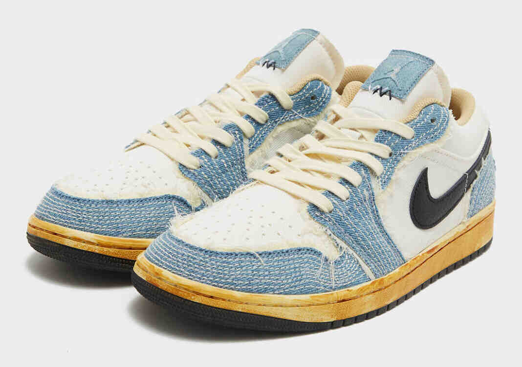 初见：Air Jordan 1 Low “Sashiko”