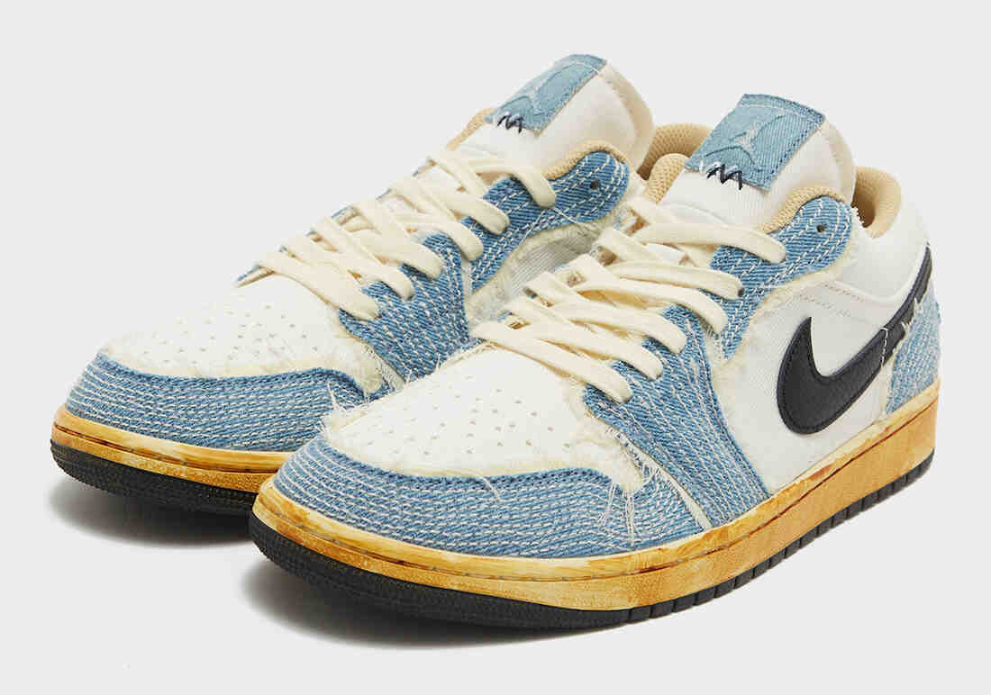 Air Jordan 1 Low Sashiko Denim