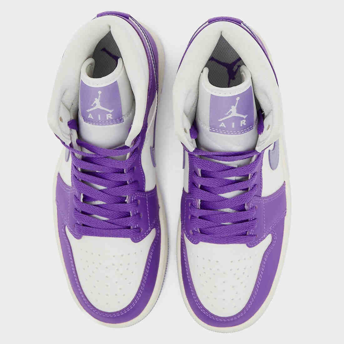 Air Jordan 1 Mid Purple Sail Release Date