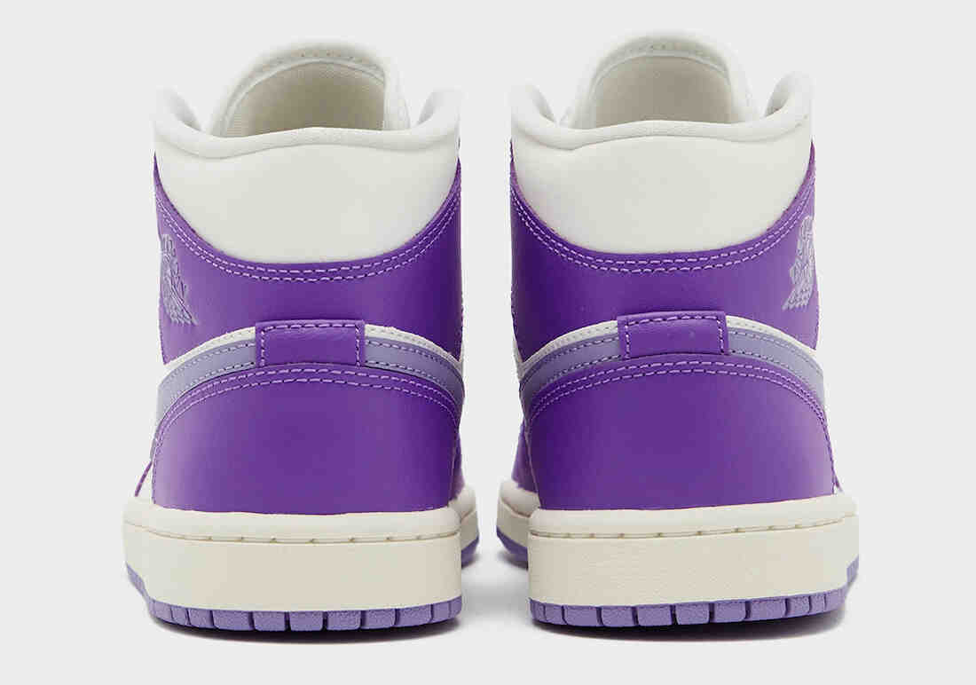 Air Jordan 1 Mid Purple Sail Release Date