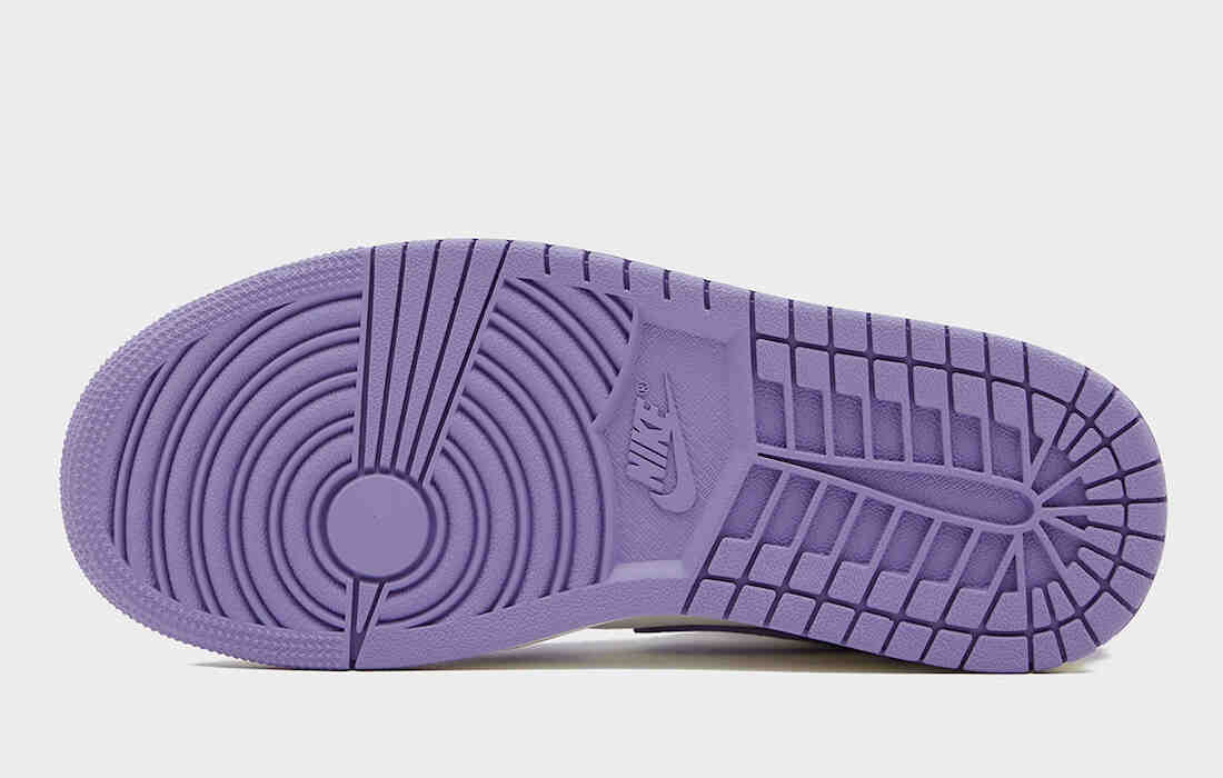 Air Jordan 1 Mid Purple Sail Release Date