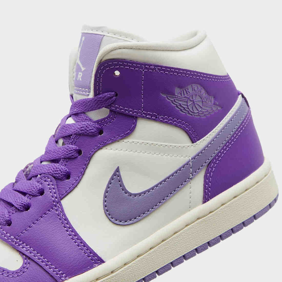 Air Jordan 1 Mid Purple Sail Release Date