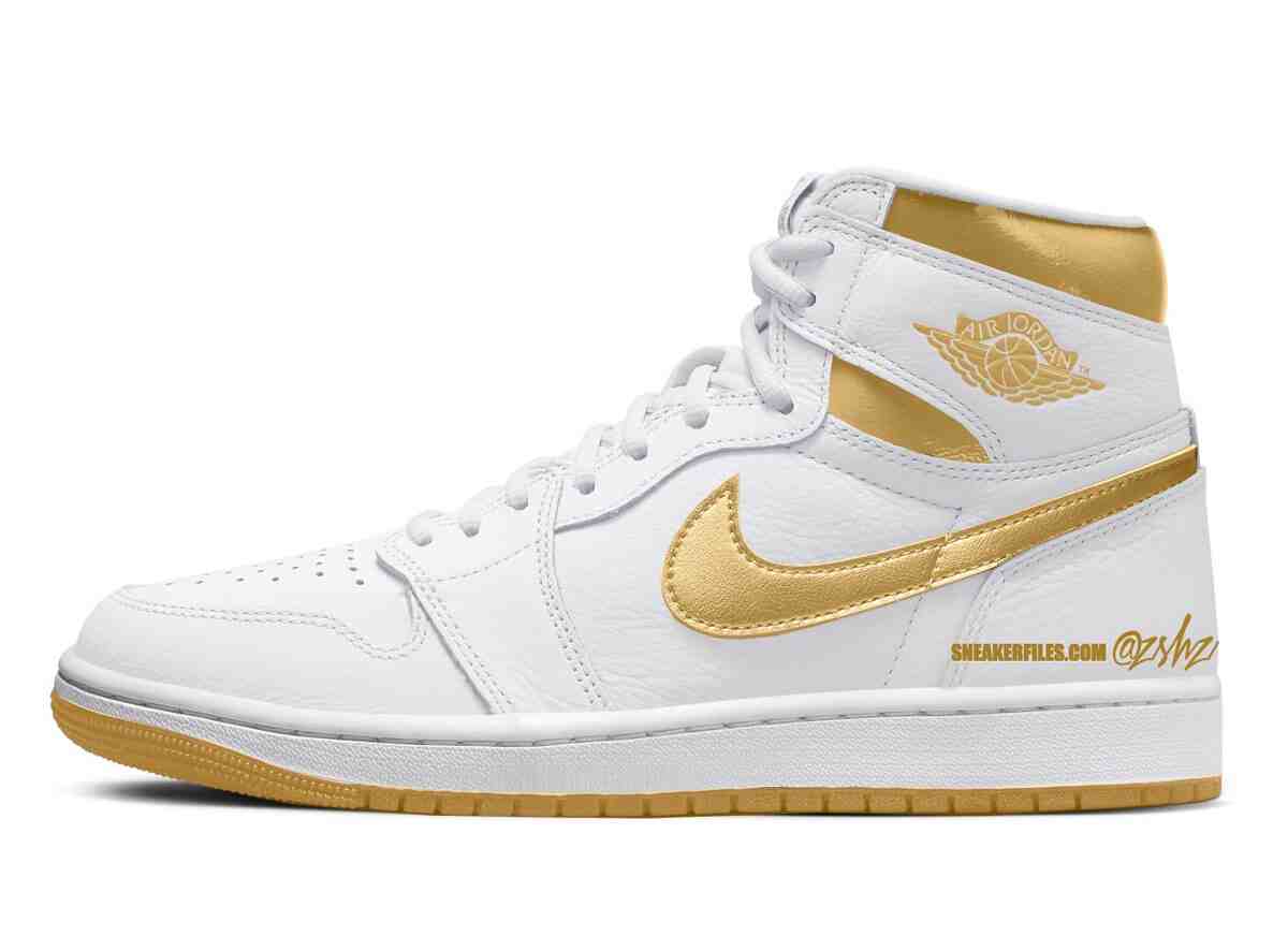 Air Jordan 1 White Metallic Gold FD2596-107