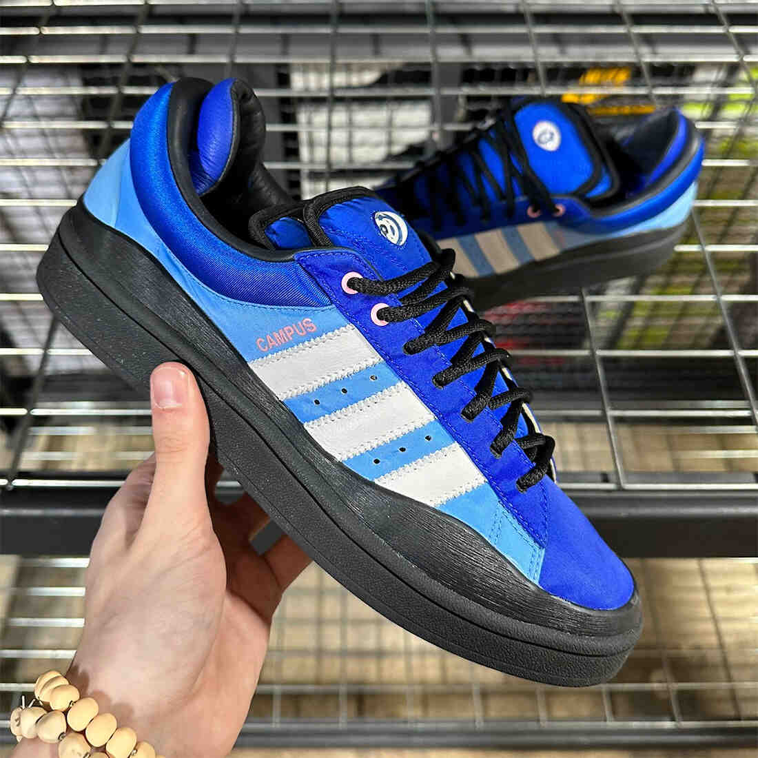 Bad Bunny adidas Campus Blue Black