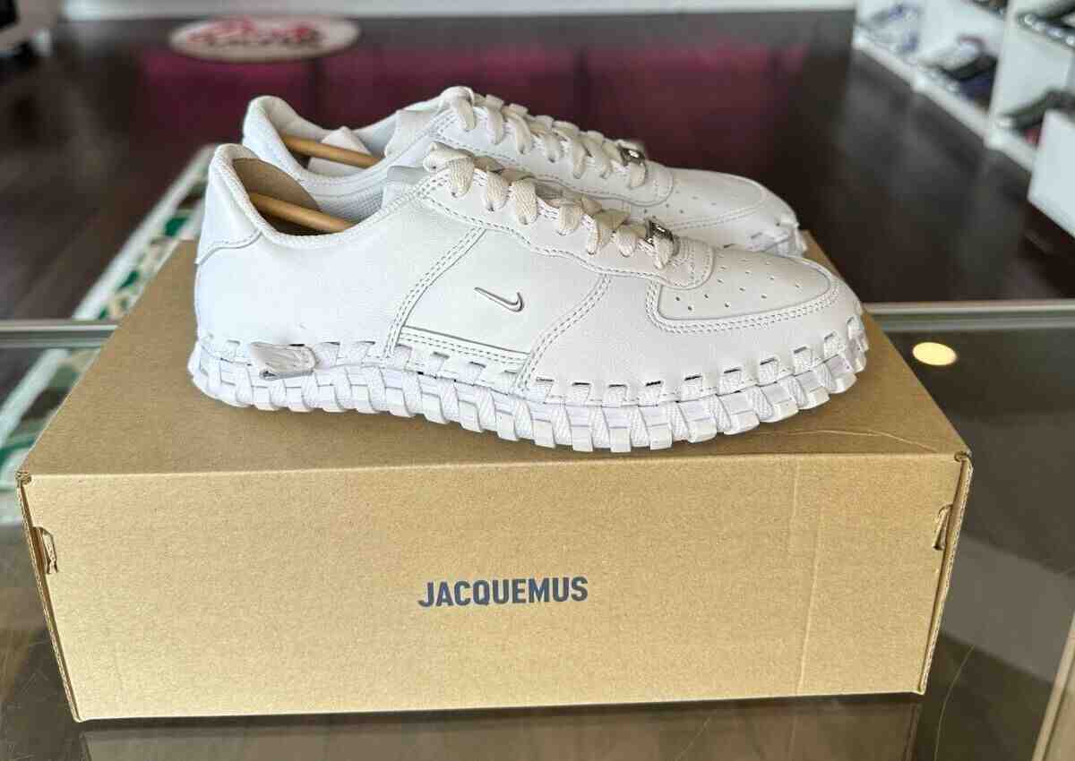 Jacquemus Nike J Force 1 Low White Woven DR0424-100