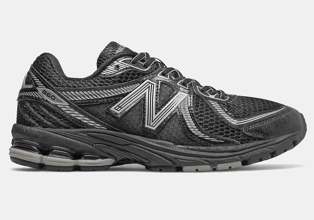 New Balance 860v2 Black Silver Metallic ML860XC