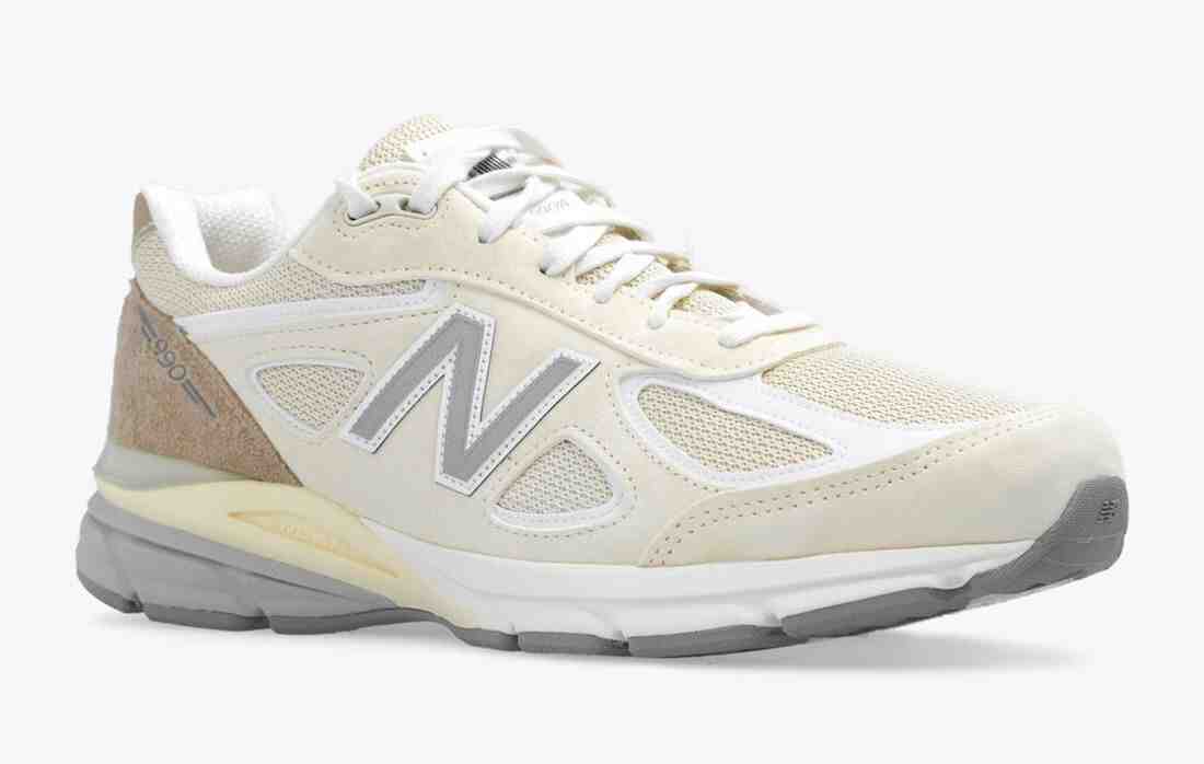 New Balance 990v4 Made in USA Cream U990TE4