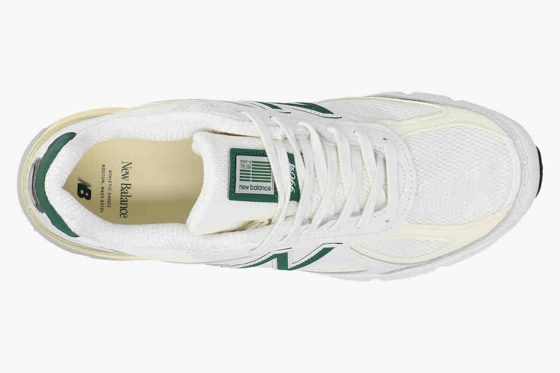 New Balance 990v4 Made in USA White Green U990TC4