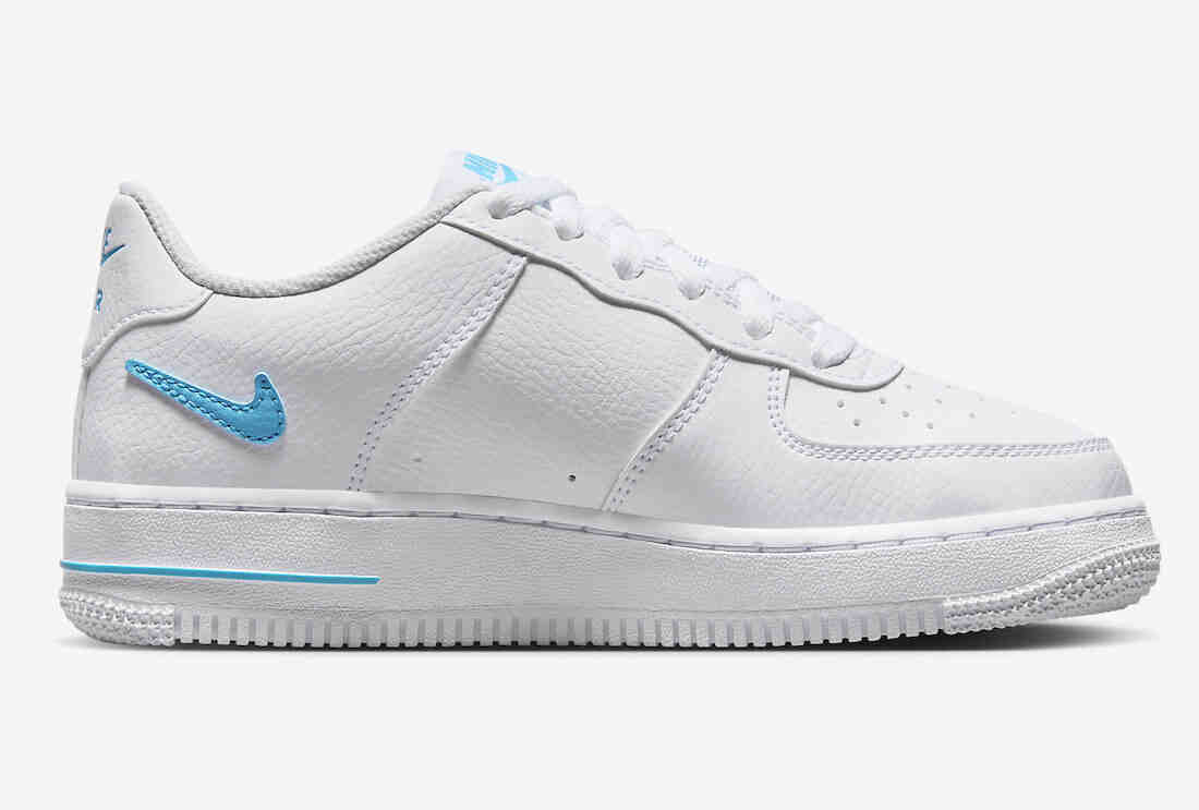 Nike Air Force 1 Low GS White Aqua FN7793-100