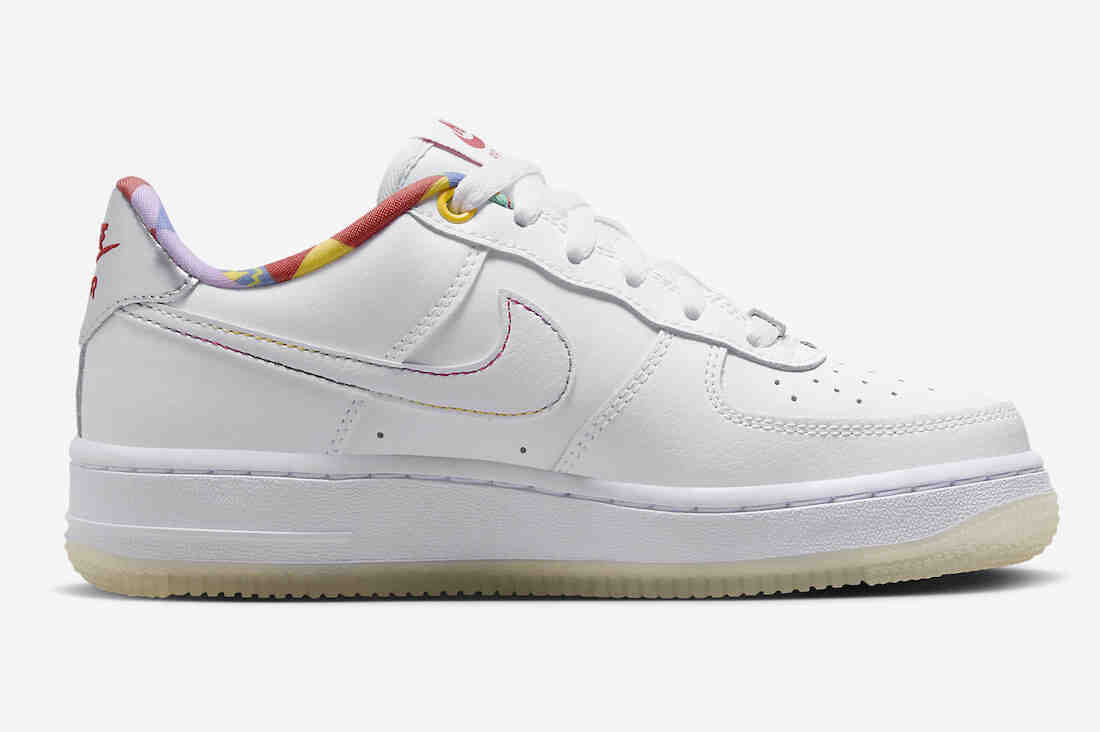 Nike Air Force 1 Low GS White Multi-Color FN8912-111