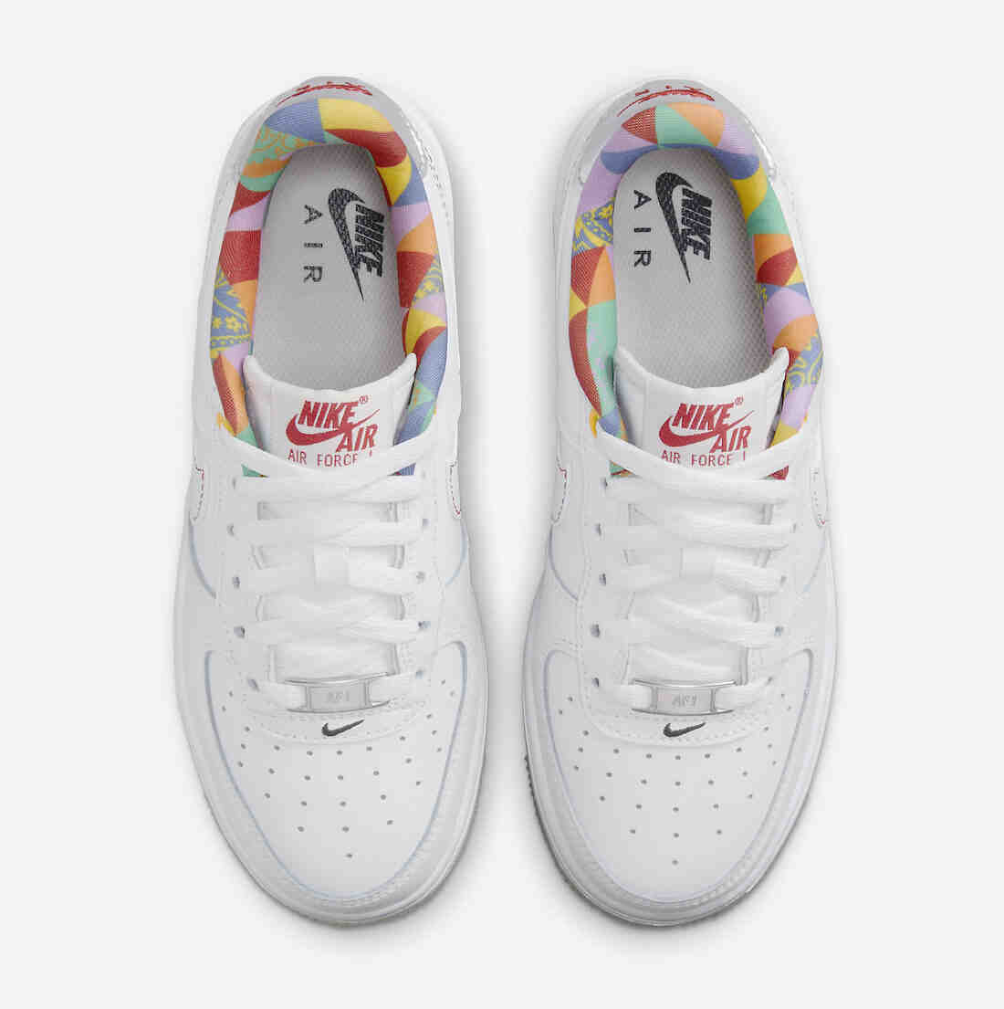 Nike Air Force 1 Low GS White Multi-Color FN8912-111
