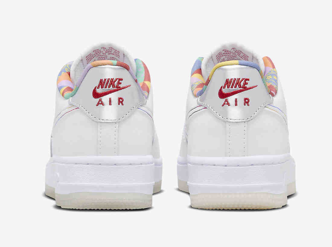 Nike Air Force 1 Low GS White Multi-Color FN8912-111