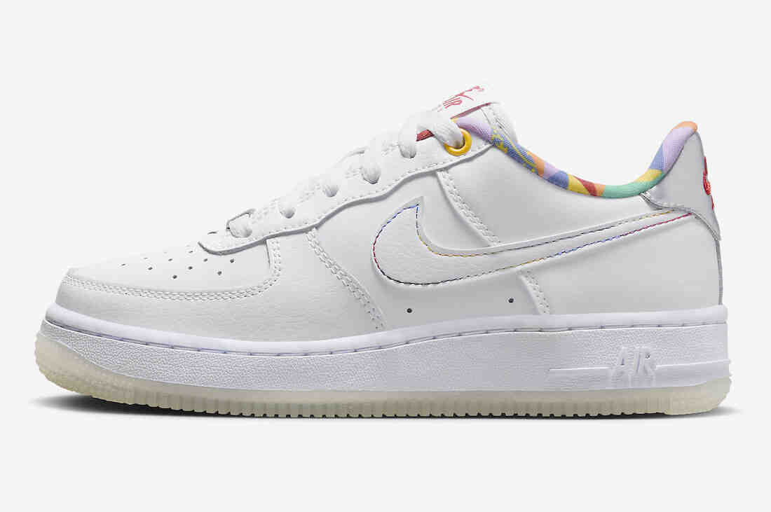 Nike Air Force 1 Low GS White Multi-Color FN8912-111