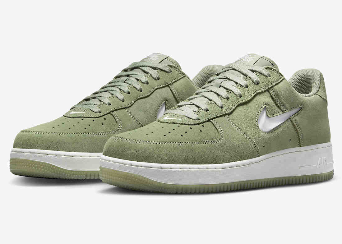 Nike Air Force 1 Low Jewel Oil Green DV0785-300 Release Date