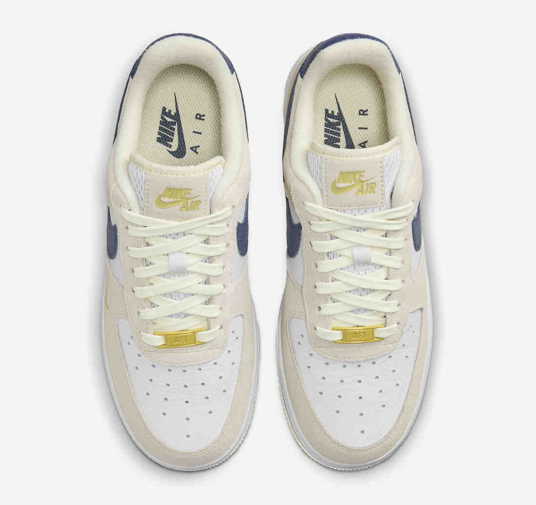 Nike Air Force 1 Low White Navy Gold FV6332-100