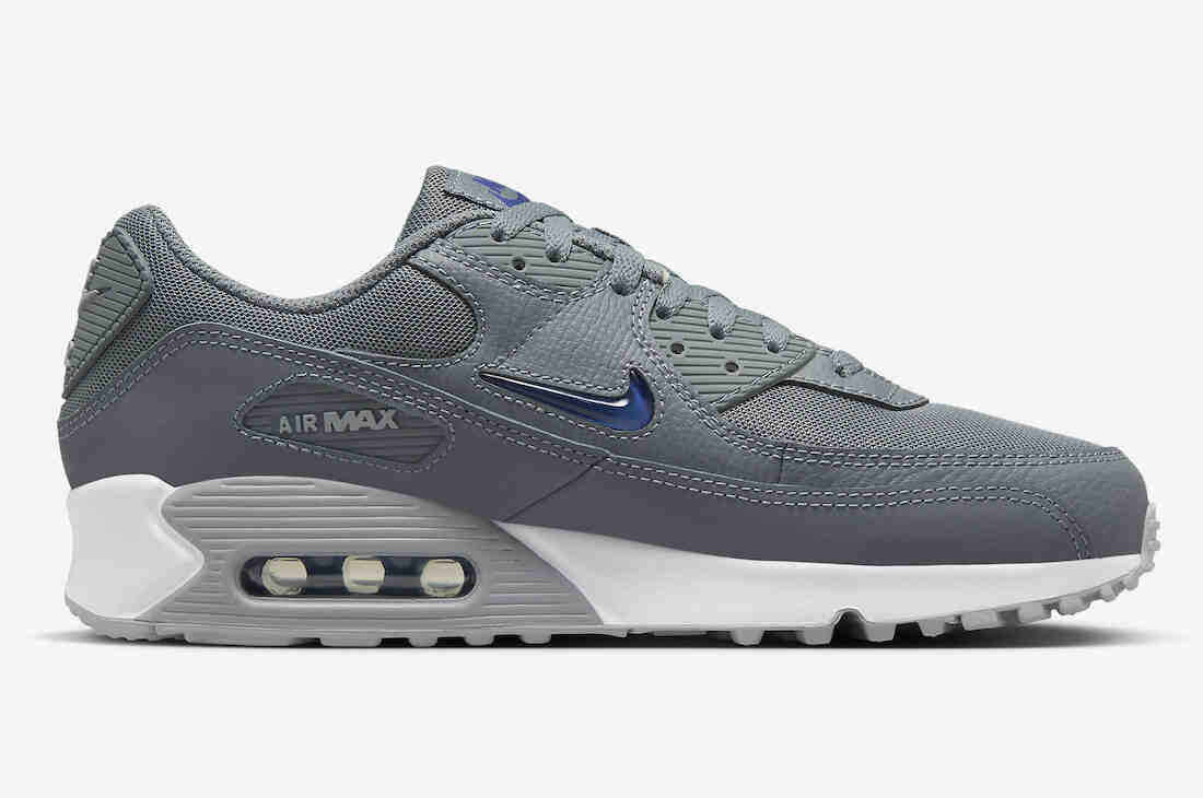 Nike Air Max 90 Jewel Grey Royal Blue FN8005-001