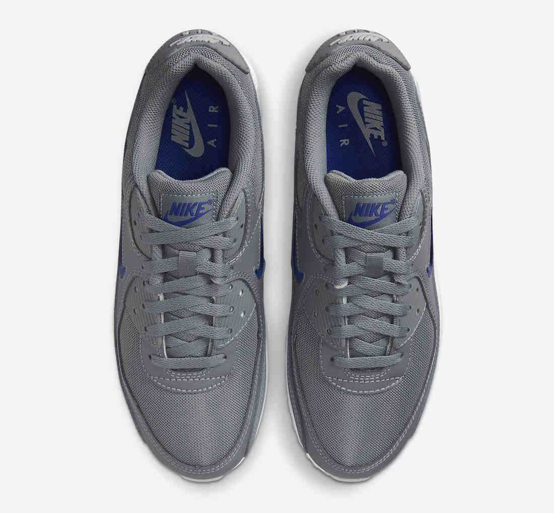 Nike Air Max 90 Jewel Grey Royal Blue FN8005-001